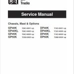 CAT DP40K, DP40KL, DP45K, DP50K Forklift Lift Truck Service Manual - Image 2