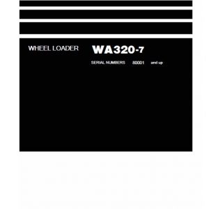 Komatsu WA320-7 Wheel Loader Service Manual - Image 2