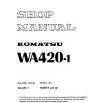 Komatsu WA420-1 Wheel Loader Service Manual - Image 2