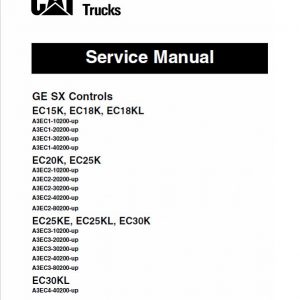 CAT EC15K, EC18K, EC18KL, EC20K Forklift Lift Truck Service Manual - Image 3