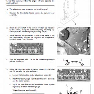 Komatsu WA90-5, WA100M-5 Wheel Loader Service Manual - Image 3