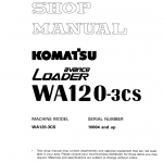 Komatsu WA120-3, WA120-3CS Wheel Loader Service Manual - Image 2