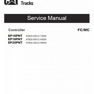 CAT EP16PNT, EP18PNT, EP20PNT Forklift Lift Truck Service Manual - Image 3