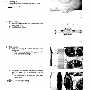 Komatsu WA250-1, WA250-1LC Wheel Loader Service Manual - Image 3