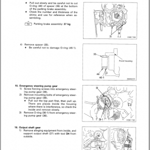 Komatsu WA300L-3 Wheel Loader Service Manual - Image 3