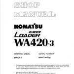 Komatsu WA420-3 Wheel Loader Service Manual - Image 2