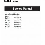 CAT DP80, DP90 Forklift Lift Truck Service Manual - Image 3