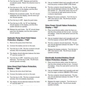 CAT M70D, M80D, M100D, M120D Forklift Lift Truck Service Manual - Image 4