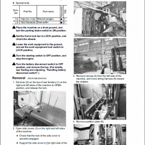 Komatsu WA270-7 Wheel Loader Service Manual - Image 4