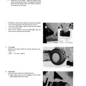 Komatsu WA500-1 Wheel Loader Service Manual - Image 4