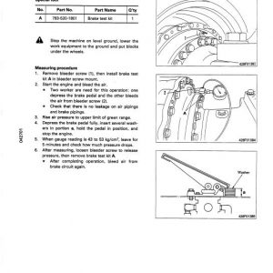 Komatsu WA700-1 Wheel Loader Service Manual - Image 4