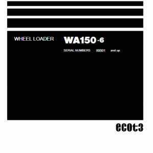 Komatsu WA150-6 Wheel Loader Service Manual - Image 2