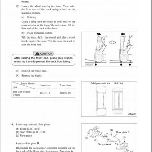 CAT EP16NT, EP18NT, EP20NT Forklift Lift Truck Service Manual - Image 4