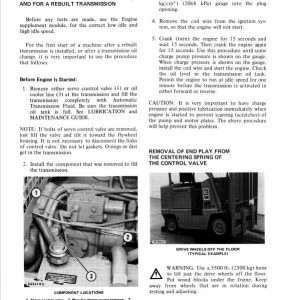 CAT T60C, T70C, T80C, T90C, T100C, T120C Lift Truck Service Manual - Image 5