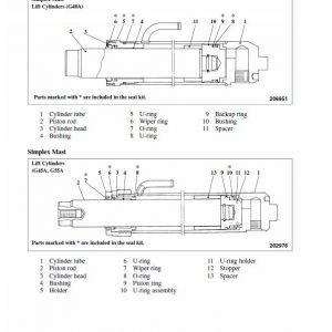 CAT M70D, M80D, M100D, M120D Forklift Lift Truck Service Manual - Image 5