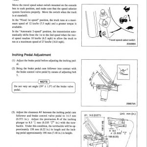 CAT DP80, DP90 Forklift Lift Truck Service Manual - Image 5