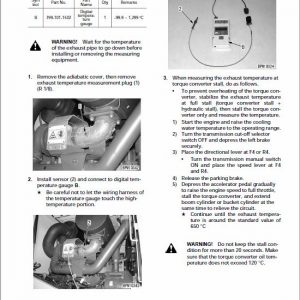 Komatsu WA400-5 Wheel Loader Service Manual - Image 5