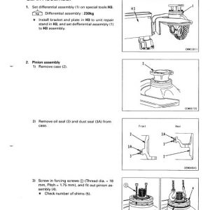 Komatsu WA600-3 Wheel Loader Service Manual - Image 5