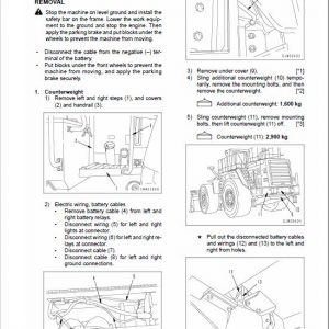 Komatsu WA800L-3 Wheel Loader Service Manual - Image 5