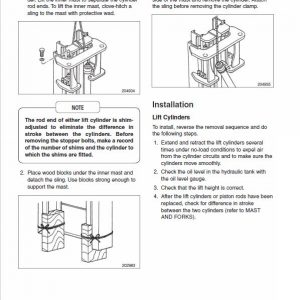 CAT EC25N, EC25EN, EC25LN, EC30N Forklift Lift Truck Service Manual - Image 5