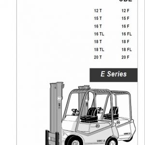 BT CBE 1.2T, CBE 1.5T, CBE 1.6T, CBE 1.6TL E Series Forklift Service Manual