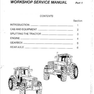 Massey Ferguson 3610, 3630, 3650, 3655 Tractor Service Manual