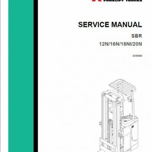 Mitsubishi SBR12N, SBR16N, SBR16Ni, SBR20N MassLift Service Manual