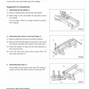 Mitsubishi FB16KT, FB18KT, FB20KT Forklift Lift Truck Service Manual - Image 5