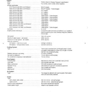 Massey Ferguson 4215, 4220, 4243, 4253, 4263 Tractor Service Manual - Image 2