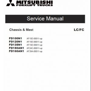 Mitsubishi FD100N1, FD120N1, FD135N1, FD150AN1, FD160AN1 Forklift Service Manual