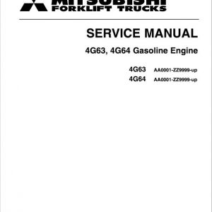 Mitsubishi FGC25K, FGC25K HO, FGC30K Forklift Service Manual - Image 3