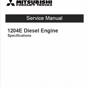 Mitsubishi FD100N1, FD120N1, FD135N1, FD150AN1, FD160AN1 Forklift Service Manual - Image 3