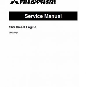 Mitsubishi FD40N, FD45N, FD50CN, FD50N, FD55N Forklift Service Manual - Image 3