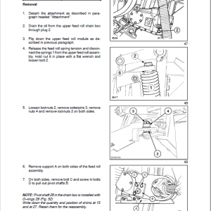 New Holland FX25, FX45, FX28, FX38, FX48, FX58, FX300, FX375, FX450 Harvesters Manual - Image 4