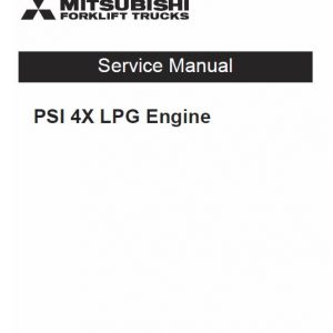 Mitsubishi FGC35K, FGC40K, FGC40K STC Forklift Service Manual - Image 3