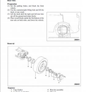 Mitsubishi FGC35K, FGC40K, FGC40K STC Forklift Service Manual - Image 5