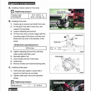 Mitsubishi FB13TCB, FB15TCB, FB16TCB, FB18TCB, FB20TCB Forklift Service Manual - Image 4