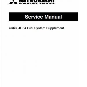 Mitsubishi FGC15K, FGC18K, FGC20K, FGC20K HO Forklift Service Manual - Image 5