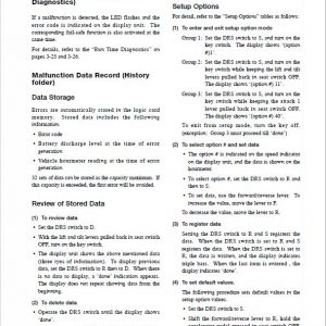 Mitsubishi FB20K, FB25K Forklift Lift Truck Service Manual - Image 3