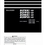 Komatsu D37EXi-23, D37PXi-23, D39EXi-23, D39PXi-23 Dozer Service Manual - Image 2