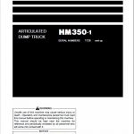 Komatsu HM350-1 Dump Truck Service Manual - Image 2