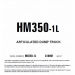 Komatsu HM350-1L Dump Truck Service Manual - Image 2