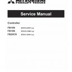 Mitsubishi FB16N, FB18N, FB20N Forklift Lift Truck Service Manual - Image 2