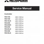 Mitsubishi FBC15N, FBC18N, FBC18LN Forklift Lift Truck Service Manual - Image 2