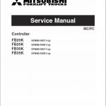 Mitsubishi FB30K, FB35K Forklift Lift Truck Service Manual - Image 2