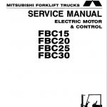 Mitsubishi FBC15, FBC20, FBC25, FBC20 Forklift Lift Truck Service Manual - Image 2