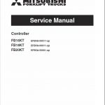 Mitsubishi FB16KT, FB18KT, FB20KT Forklift Lift Truck Service Manual - Image 2