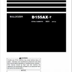 Komatsu D155AX-7 Dozer Service Manual - Image 2