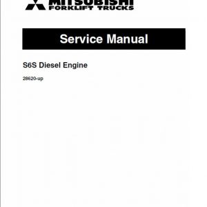 Mitsubishi FD40K, FD40KL, FD45K, FD50K Forklift Service Manual - Image 2