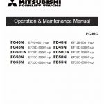 Mitsubishi FG40N, FG45N, FG50CN, FG50N, FG55N Forklift Service Manual - Image 2